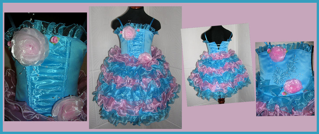 Платье с корсетом Pink&Blue