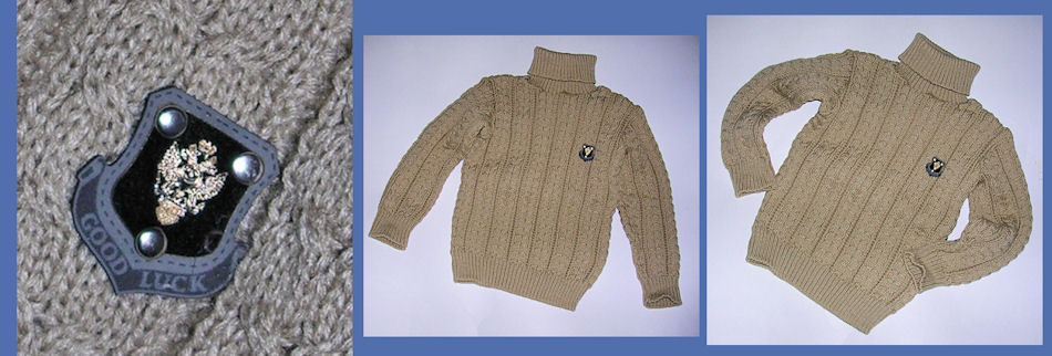 вязаный свитер, очень красивая вязка, теплая высокая горловина